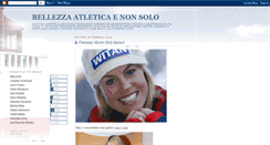 Desktop Screenshot of bellezzaatleticaenonsolo.blogspot.com