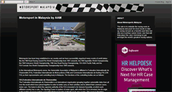 Desktop Screenshot of mymotorsport.blogspot.com