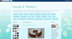 Desktop Screenshot of cucinaepasticci.blogspot.com