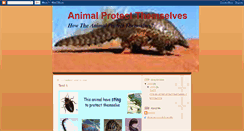 Desktop Screenshot of animalprotectthemselves.blogspot.com