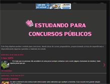 Tablet Screenshot of estudosdeconcursos.blogspot.com