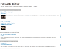 Tablet Screenshot of folcloreiberico.blogspot.com