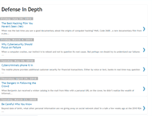 Tablet Screenshot of defense-in-depth.blogspot.com