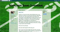 Desktop Screenshot of marchingbandsyndrome.blogspot.com