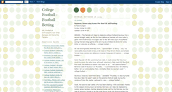 Desktop Screenshot of college-football-point-spread.blogspot.com