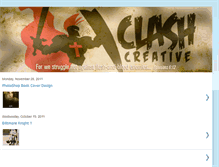 Tablet Screenshot of clashcreative.blogspot.com