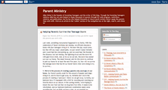 Desktop Screenshot of parentministry.blogspot.com