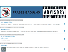 Tablet Screenshot of frasesbagulho.blogspot.com