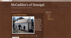 Desktop Screenshot of mccadden.blogspot.com