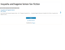 Tablet Screenshot of inuyashaandkagomelemonfanfiction.blogspot.com
