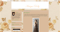Desktop Screenshot of antiquedolly.blogspot.com