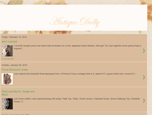 Tablet Screenshot of antiquedolly.blogspot.com
