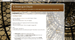 Desktop Screenshot of agrown-upinchurch.blogspot.com