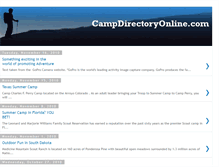 Tablet Screenshot of campdirectoryonline.blogspot.com