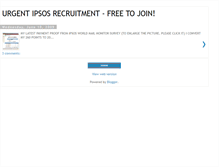 Tablet Screenshot of ipsos-recruitment.blogspot.com