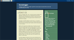 Desktop Screenshot of koreabloggen.blogspot.com