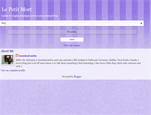 Tablet Screenshot of lepetitmortboutique.blogspot.com