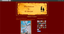 Desktop Screenshot of mislecturasdeelquijote.blogspot.com