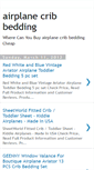 Mobile Screenshot of airplanecribbeddingmore.blogspot.com
