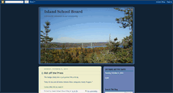 Desktop Screenshot of islandschoolboard.blogspot.com