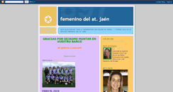 Desktop Screenshot of femeninodelatleticojaen.blogspot.com