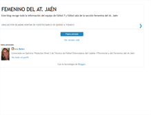 Tablet Screenshot of femeninodelatleticojaen.blogspot.com