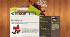 Desktop Screenshot of inkblotsandflipflops.blogspot.com