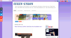 Desktop Screenshot of iteen-store.blogspot.com