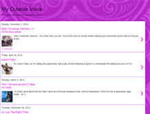 Tablet Screenshot of myoutsidevoice-cdnmrs.blogspot.com