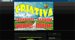 Desktop Screenshot of criativabanners.blogspot.com