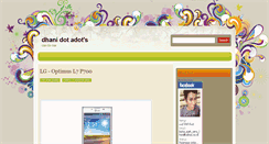 Desktop Screenshot of dhanidotadot.blogspot.com