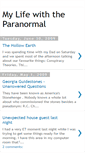 Mobile Screenshot of mylifewiththeparanormal.blogspot.com