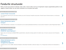 Tablet Screenshot of fondurilestructurale.blogspot.com