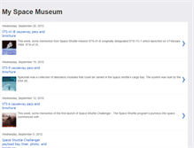 Tablet Screenshot of myspacemuseum.blogspot.com