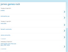 Tablet Screenshot of jamesgamesrocknzjc.blogspot.com