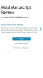 Mobile Screenshot of moldmanuscriptreview.blogspot.com
