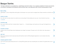 Tablet Screenshot of bosquestories.blogspot.com