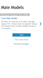 Mobile Screenshot of malemodels.blogspot.com