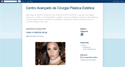 Desktop Screenshot of cacirurgiaplasticaestetica.blogspot.com