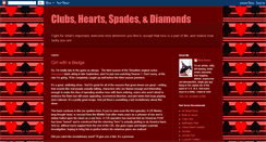 Desktop Screenshot of clubsheartsspadesdiamonds.blogspot.com