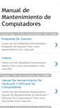 Mobile Screenshot of manualdemantenimientodecomputadores.blogspot.com