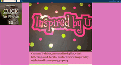 Desktop Screenshot of inspiredbyu1.blogspot.com