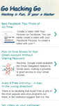 Mobile Screenshot of gohackinggo.blogspot.com