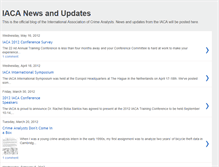 Tablet Screenshot of iacaupdates.blogspot.com