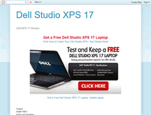Tablet Screenshot of dellstudioxps17.blogspot.com