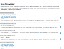 Tablet Screenshot of overlawyered.blogspot.com