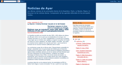 Desktop Screenshot of noticiasayer.blogspot.com