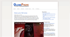 Desktop Screenshot of globephone.blogspot.com