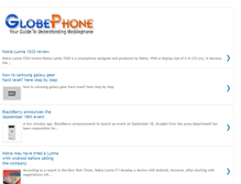 Tablet Screenshot of globephone.blogspot.com
