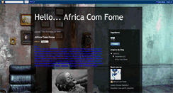 Desktop Screenshot of helloafricacomfome.blogspot.com